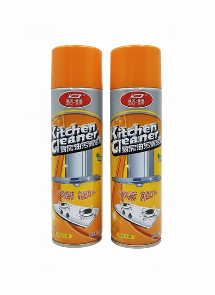 Kitchen Cleaner Foam Cleaning Oil Spray Cleaner High Quality - 2Pc