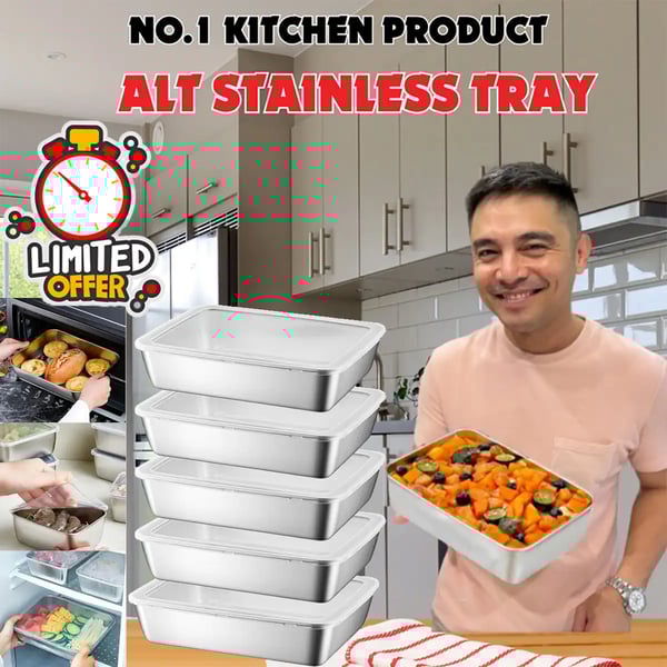 Stainless Steel Small Tray (8 Psc)