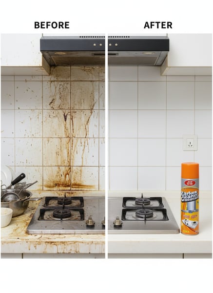 Kitchen Cleaner Foam Cleaning Oil Spray Cleaner High Quality - 1Pc